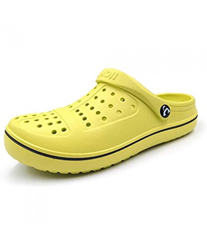Amoji Unisex Clogs Garden Shoes Slip On Sandals 8818