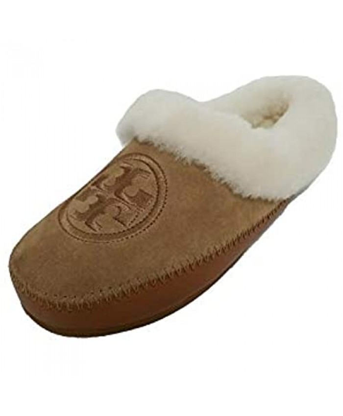 Tory Burch Women's Coley 2 Slippers in Natural Suede - Shearling - Leather