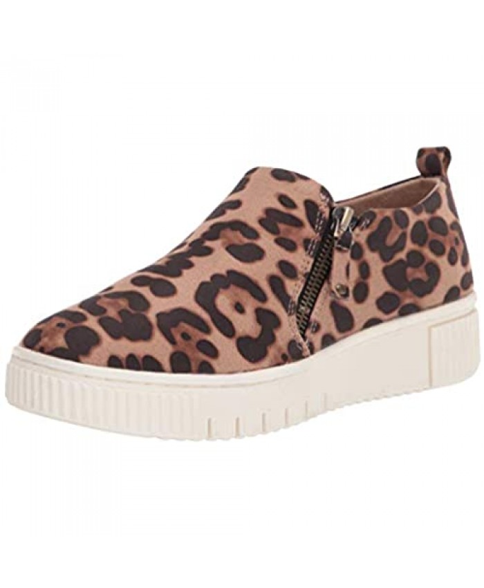SOUL Naturalizer Women's Turner Sneaker Cheetah 7.5 Wide