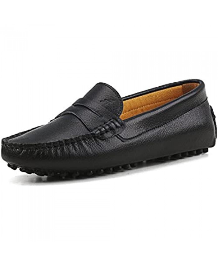 AUSLAND Women's Classic Driving Moccasins Penny Loafers Slip-on Shoes Flats