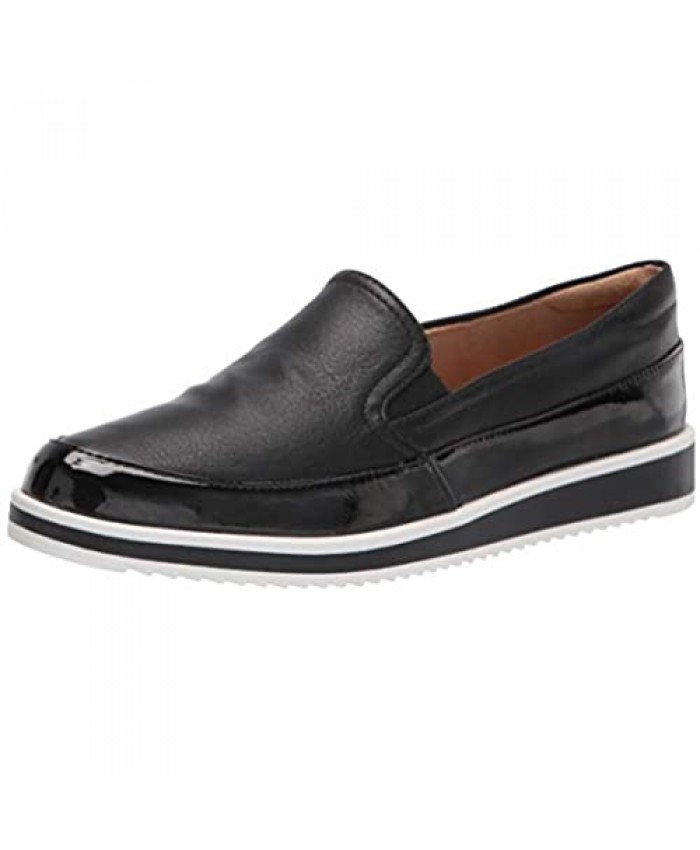 Naturalizer womens Rome Loafer Black Smooth 6 US