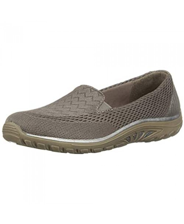 Skechers womens Loafer Flat Dark Taupe 6.5 US