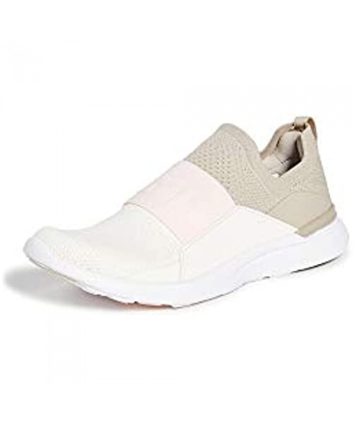 APL: Athletic Propulsion Labs Women's Techloom Bliss Sneakers Taupe/Nude/Pristine Tan Off White 7.5 Medium US