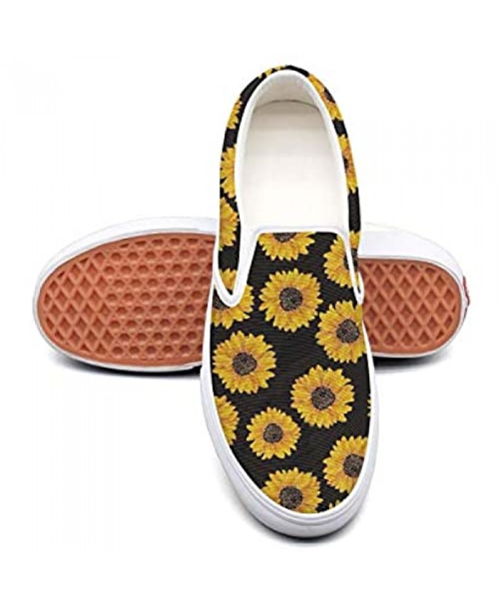 Heart Wolf Cute Shoes for Women Sunflower Gifts Womens Fashion Sneakers