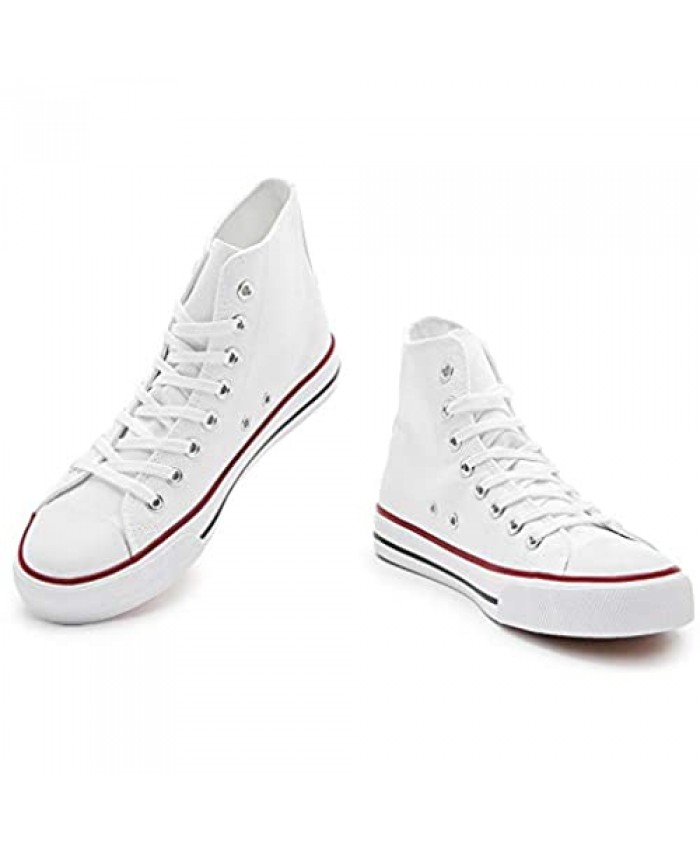 Women's High Top Canvas Shoes Fashion Sneakers Casual Shoes for Walking