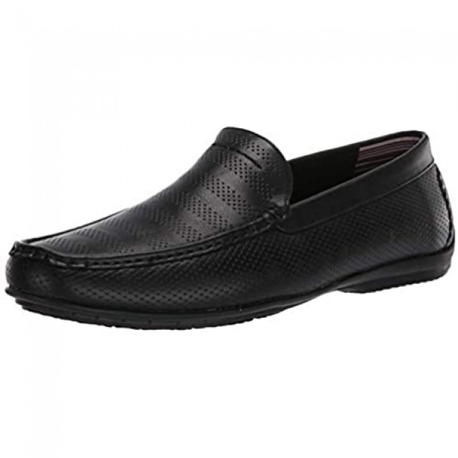 STACY ADAMS Men's Cirill Moe Toe Slip-on Loafer Driving Style