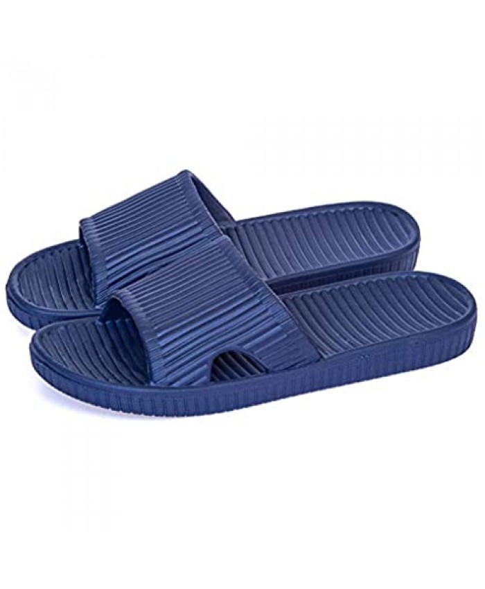 Happy Lily Women/Men's Slip On Slippers Non-Slip Shower Sandals House Mule Soft Foams Sole Pool Shoes Bathroom Slide Water Shoes