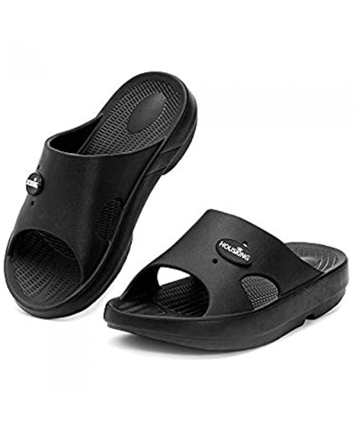 Unisex Slippers Simple Sandals with Arch Support Recovery Shoes Sport Slide Sandal