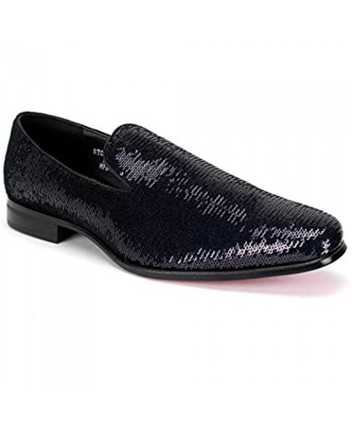 AFTER MIDNIGHT 6865 Mens Smoker with Sequins (Black Pearl 13)