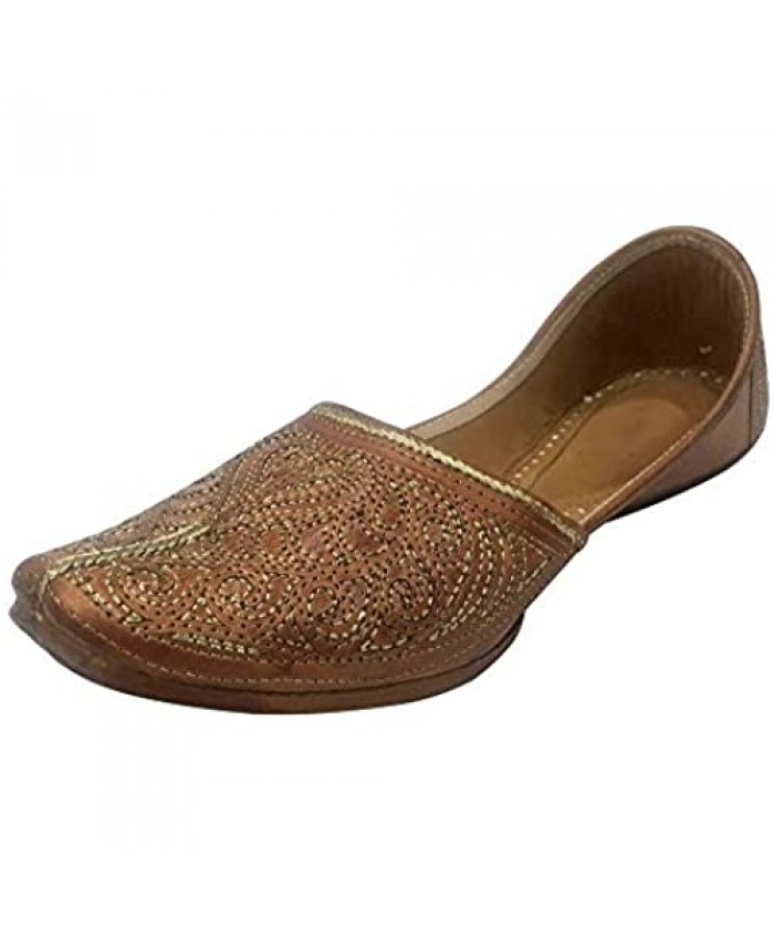 Step n Style Herren Khussa Schuhe Punjabi Juttis Jooti Ethnic Mojari Indische Jalsa Schuhe