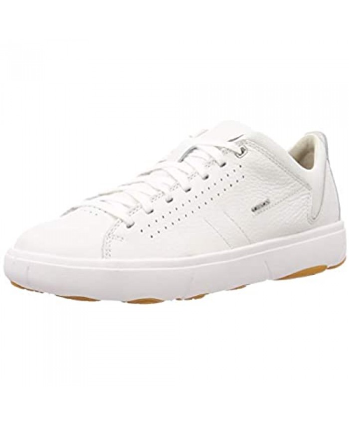 Geox Men's Low-Top Sneakers White White C1000
