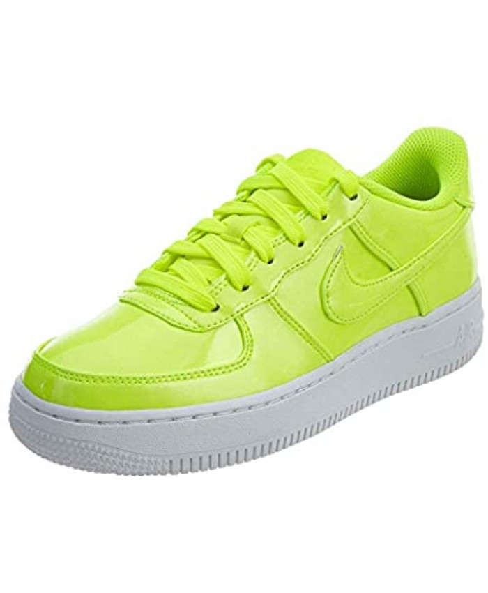 Nike AIR Force 1 LV8 UV (GS) Boys Basketball-Shoes AO2286-700 6Y - Volt/Volt-White-White
