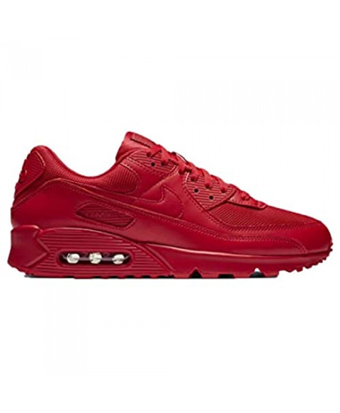 Nike Men's Shoes Air Max 90 Triple Red CZ7918-600 (Numeric 11 Point 5)