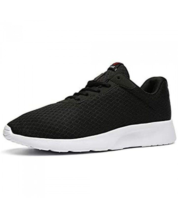 AONVOGE Mens Gym Running Shoes Lightweight Breathable Workout Walking Athletic Tennis Sneakers