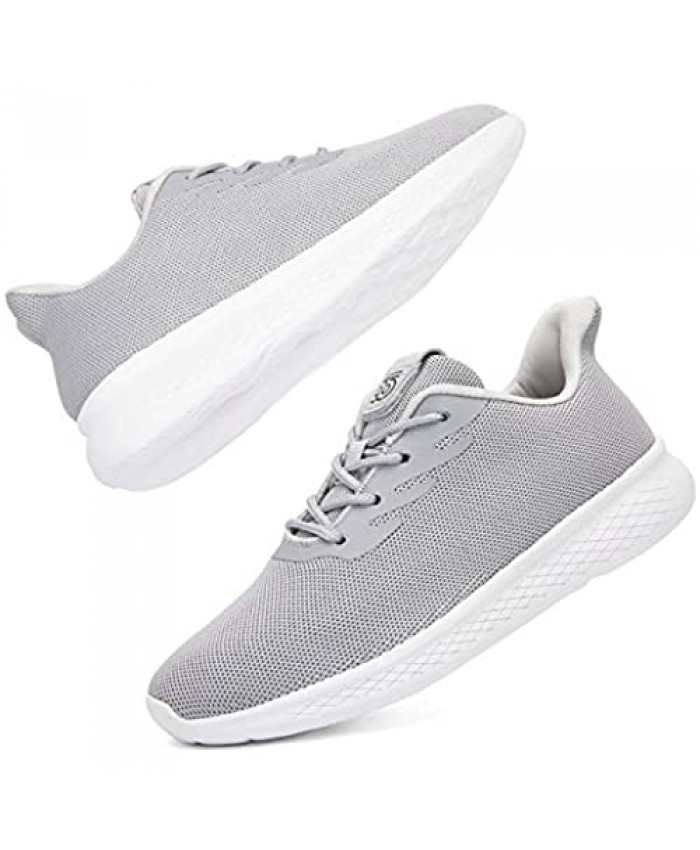 ZOVE Men's Running Walking Shoes Comfortable Athletic Plus Size Tennis Sneakers