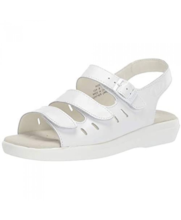 Propet Women's Breeze Walker Sandal White 12 X-Wide