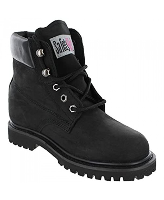 Safety Girl II Soft Toe Waterproof Womens Work Boots - Black